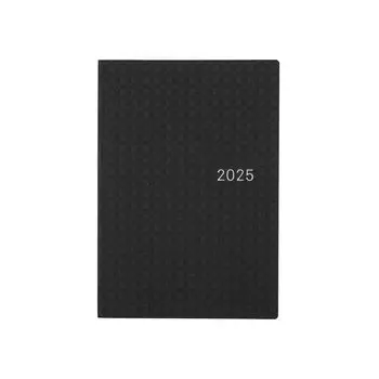 Hobonichi Techo 2025 HON Бумага Gingham страница для каждой серии/черный [A6/1 день/январь/начинается в понедельник]