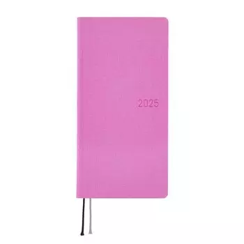 Hobonichi Techo 2025 Недели Фиолетовый Начиная с апреля Еженедельный блокнот Еженедельный левый Тонкий Портрет Цвета/Сладкий