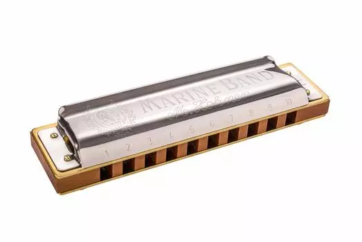 Hohner Harmonica Silver Harmonica, (1896BX-Eb) серебряный