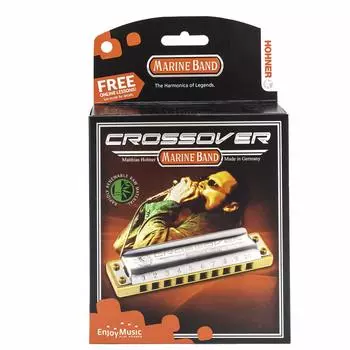 HOHNER MARINE BAND CROSSOVERE Flat Marine Band Crossover 10-луночная губная гармошка