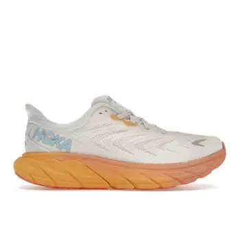 HOKA Arahi 6 Nimbus Cloud Orange Женские кроссовки белые Blanc-De-Blanc 1123195-NCBDB