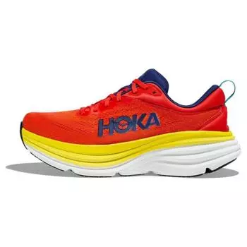 HOKA Bondi 8 Red Alert Flame Men Sneakers 1123202-RAFL