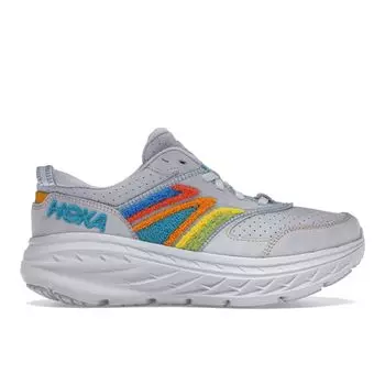 HOKA Bondi L Embroidery Pack — Кроссовки унисекс Arctic Ice Серый Atlantis 1126855-AIAT