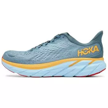 HOKA Clifton 8 2E Wide Goblin Blue Mountain Spring Мужские кроссовки 1121374-GBMS