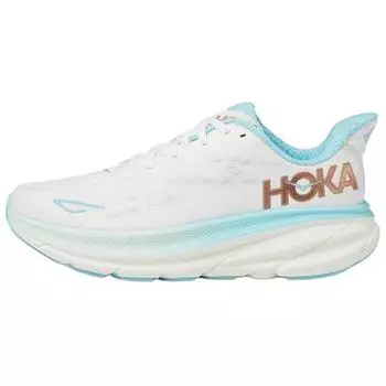 HOKA Clifton 9 Wide Frost Rose Gold женские кроссовки белые 1132211-FTRS 38.5