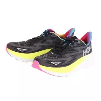 HOKA ONE ONE CLIFTON 9 Running Platform Sneakers for and Everyday and Product 1127896 Women s Shoes, Road, Marathon, Use, Black, Blue, Pink, Number