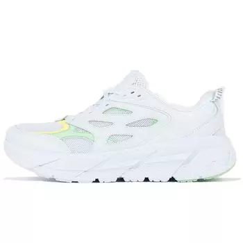 Hoka One One Clifton L Белый Зеленый Ясень (Все гендерные) Мужские кроссовки 1114770-WGAS