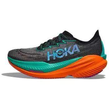 HOKA ONE ONE Mach X 2 Черный Электрический Аква (Женский) Женские кроссовки 1155120-BCQ 39