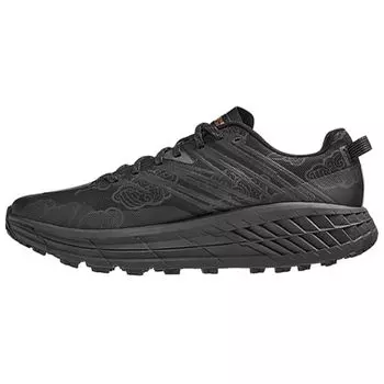 HOKA ONE ONE Speedgoat 4 юаня, Китайский Новый год (Все гендерные) Кроссовки унисекс Черное золото 1122892-BKGD 42.5