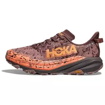 Женские кроссовки HOKA Speedgoat 6 GORE-TEX Smoky Quartzite коричневые 1155151-SZQ 39