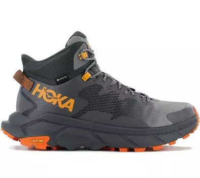 HOKA One One Trail Code GTX — GORE-TEX — Мужские походные туфли серого цвета 1123165-CPOR ORIGINAL