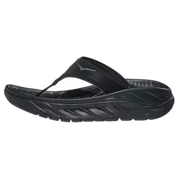 HOKA Ora Recovery Flip Slide Black Dark Gull Grey Женские кроссовки 1117910-BDGGR 36