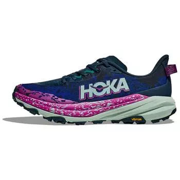 HOKA Speedgoat 6 2E Wide Stormy Skies Aqua Breeze мужские кроссовки синие 1147830-SMY 40.5