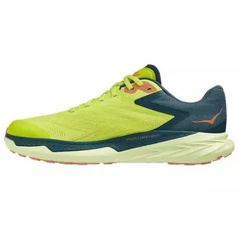 HOKA Zinal Evening Primrose Синие Коралловые Мужские Кроссовки Желтые 1119399-EPBC 43
