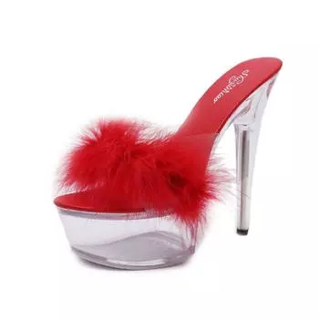 HOKSZVY 190 Series, каблук 14,5 см, платформа, шпилька 4,5 см, тапочки на платформе, туфли с кристаллами, свадебные туфли, сандалии с кристаллами LFD 34 белый
