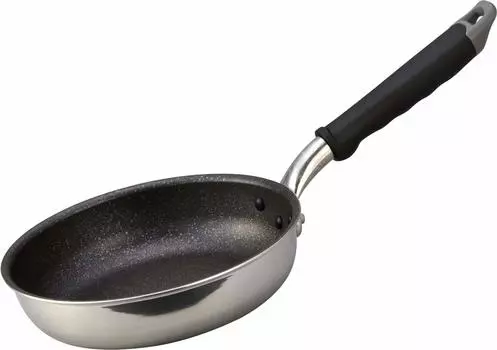 Hokuriku Aluminum Frying Pan 20cm Lightweight Aluminum Compatible with IH Made in Japan Depth Deep Wide base Lightweight Convenient shape for various