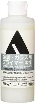Holbein Acrylic Medium AM597 200ml Primer for Metals and Glass base treatment 14597 (Water-soluble agent)