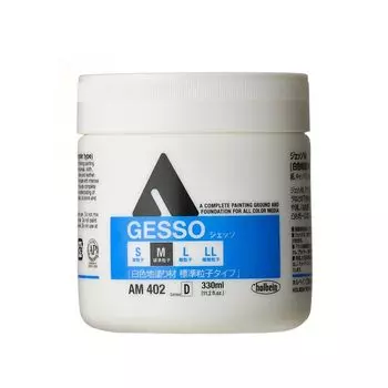 HOLBEIN Акриловый медиум AM402 330 мл Gesso M фоновое покрытие стандартная частица 14402 (Белый материал, тип)