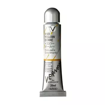 Holbein High Quality Oil Paint Vernet V023 20ml Yellow Ochre 11023