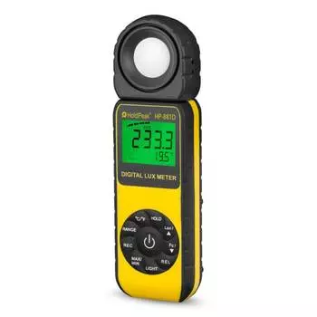 HoldPeak HP-881D Новый цифровой люксметр с выбором 4000 000 люкс/FC Высокоточный цифровой люксметр Ручной люксметр