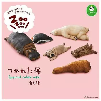 Hole Zoo Zoo Zoo Tsuketane Специальный цвет из 6 видов Gacha Gacha Capsule Toy Panda s Ver. [Набор (Полная комп.)]