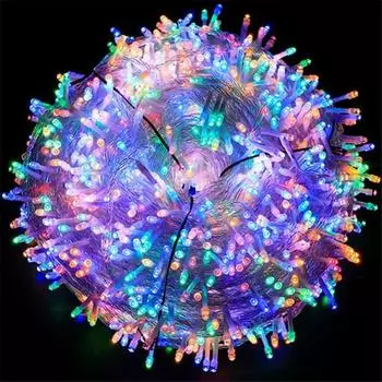 Holiday Light Outdoor LED String Lights Garland Fairy Light christmas Light Wedding Party Garden Decoration Light 10/20m 10M 100Leds EU Plug