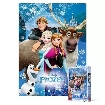 Холодное сердце - Зимняя история (негабаритный) Пазл Disney Animation 300 деталей, популярный корейский пазл