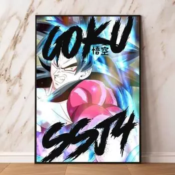 Холст Плакат Dragon Ball Wukong Украшение Печать высокой четкости Художественная гравюра Картина Украшение Живопись 21cm30cm NoFrame