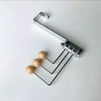 Home Door Back Hook Wall Hanging Rotatable Clothes Towel Hanger Bathroom Space Saving Kitchen No Punch Organizer Tools чёрный