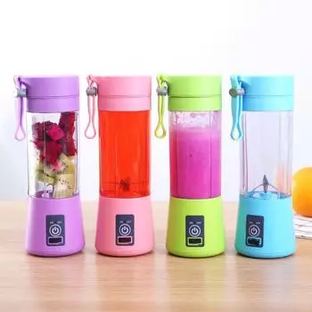 Home Fruit Health Juicer Portable Rechargeable Small Juicing Cup Home Multifunctional Juice Blender Juicer Household Gadget синий