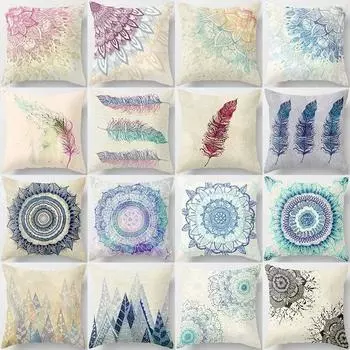 Наволочка для дома, квадратная наволочка для офисной подушки 40x40cm
