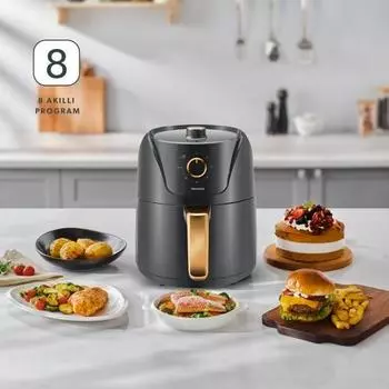 Homend Airfryday 2505H 4,3-литровая аэрогриль с 8 различными программами