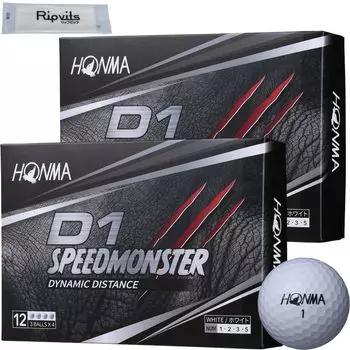 Honma Golf d1 Speed Monster Honma 2 dozen White White BT2003 cleaning sheet set (24 balls) Original