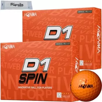Honma Golf D1 SPIN Orange BT2301 2023 2 dozen 24 balls cleaning sheet set Original