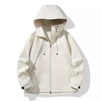 Hooded Jacket for Men s Autumn New Purple Couple Tops Casual Loose Sports Jacket M
