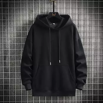 Hooded Jacket Spring New Men s Sweater Versatile Teen Handsome Long-sleeved T-shirt Couple Wear Men s Hoodie M