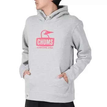 Hooded Sweatshirt Booby Face Pullover Parka 2XL [Chums] Men s H/GrayRed