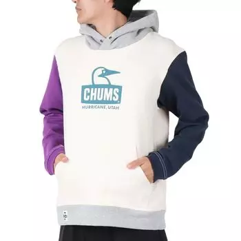 Hooded Sweatshirt Booby Face Pullover Parka Natural Crazy [Chums] Men s