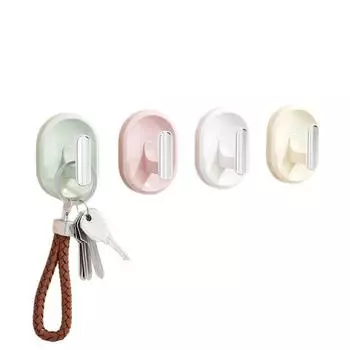 Hook Without Punching Bathroom Door Towel Strong Traceless Adhesive Hook Kitchen Dormitory Wall Storage Clothes Hook. One Size
