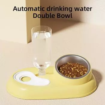 HOOPET Cat Bowl Small Dog Food Feeding Water Drinking Bowls Set for Cats Dogs Pet Feeder Drinker Bowls Pet Supplies