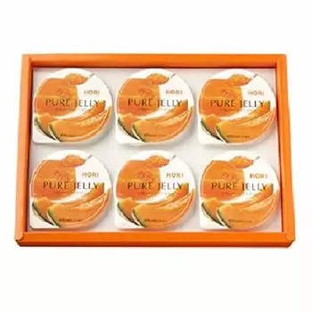 Hori Yubari Melon Pure Jelly 6 pieces Yubari Melon Jelly HORI Jelly