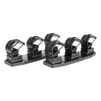 Horizontal 3 Rod Fishing Rod Holder Wall Mounted Fishing Poles Rack for Garage Wall Mount Rod Stand Easily Install
