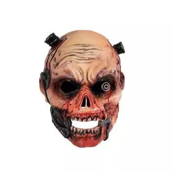 Horror Mask Halloween Party Dance Event Realistic Horror Costume Headwear Role Playing Easy To Wear Ghosts One Size