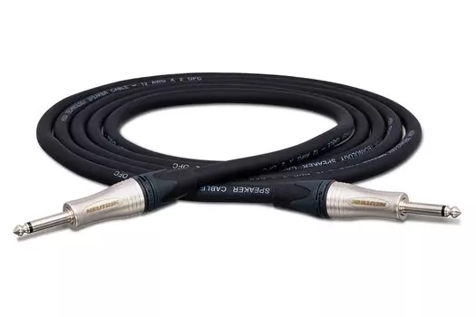 Hosa SKJ-2100 30 м двухсторонний монофонический телефонный акустический кабель из нержавеющей стали чёрный