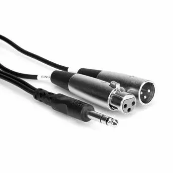 Hosa SRC-204 4 м стерео телефонный кабель-вставка «папа» - «XLR-папа»/«XLR-мама»