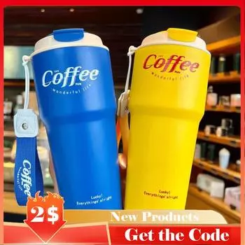 Hot Drinks Water Bottle Portable Vacuum Flasks Children Tumbler Travel Insulation Cup Coffee Thermal Mug Stainless Steel Thermos without sticker