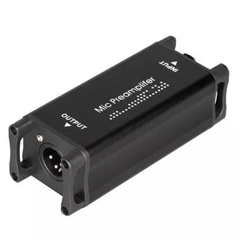 HOT Mic Booster Preamplifier 20 Гц-20 кГц Микрофонный предусилитель для студии домашней записи Without Cable