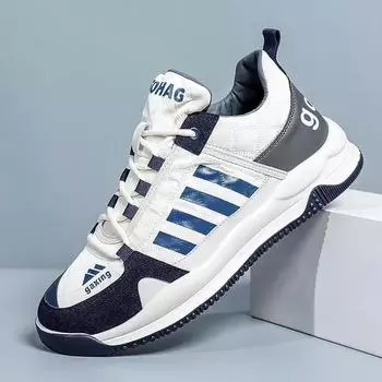 Hot Sale Men s High Platform Sneakers 2024 Fashion Women White Dad Shoes Ladies Casual Chunky Footwear Women Chaussures Femme 39 бежевый