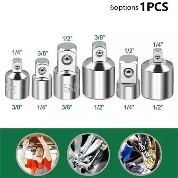 Hot Sale Newest Pratical Socket Adapter Accessory Adapter Converter Female Ratchet Repair Socket Steel ToMale Tools