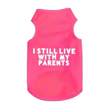 Hot summer cooling device, breathable vest for pets, suitable for both dogs and cats, showing the individuality of the trend S яркий розовый